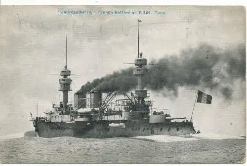 PC18400 Jaureguiberry. Französisches Schlachtschiff. Nelson-Serie. 1905