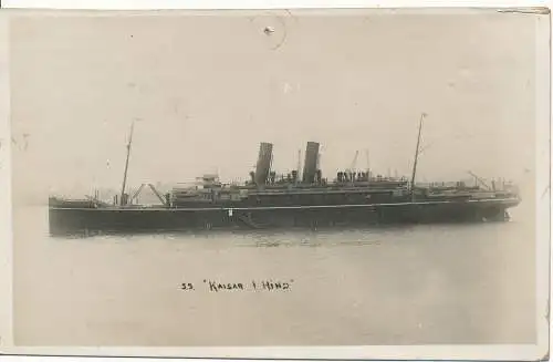 PC18395 S.S. Kaisar Hind. W.T. Munns. 1932