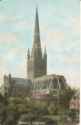 PC20903 Norwich Cathedral. 1905