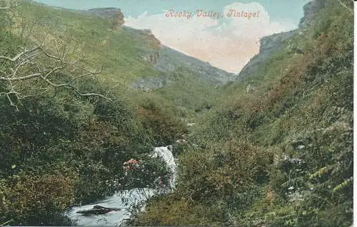 PC23301 Rocky Valley. Tintagel. Argall. 1907