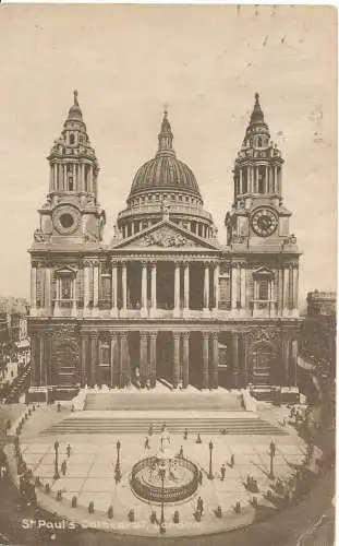 PC17069 St. Pauls Kathedrale. London. Nationale Serie. M. and L. Ltd