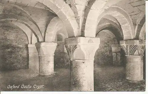 PC21491 Oxford Castle Crypt. Frith. 1919