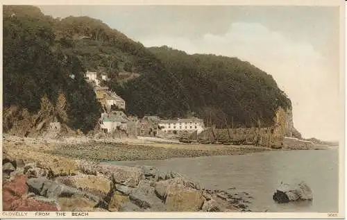 PC21591 Clovelly vom Strand. Photochrom. Nr. 9065