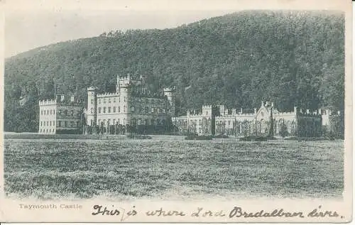 PC21396 Taymouth Castle. 1903