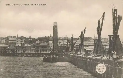 PC18657 The Jetty. Port Elizabeth. B. Hopkins