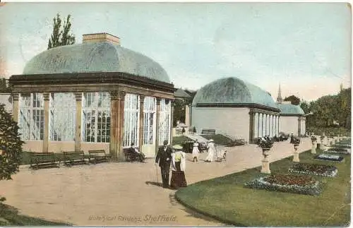 PC17019 Botanischer Garten. Sheffield. 1908