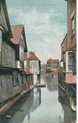 PC21045 Am Fluss. Canterbury. Valentinstag. Nr. 18912. 1906