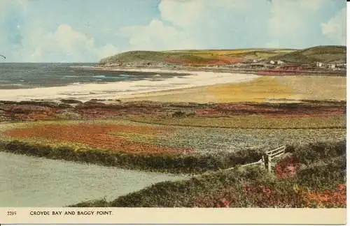 PC21816 Croyde Bay und Baggy Point. Dearden und Wade. Nr. 2205. 1961