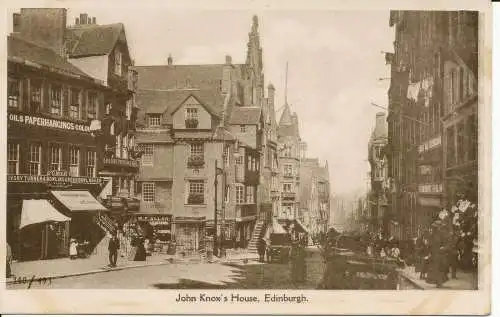 PC23411 John Knoxs House. Edinburgh. Zuverlässig. 1918