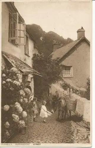 PC21139 Clovelly. Unabhängige Straße. P.A. Ellis. 1936