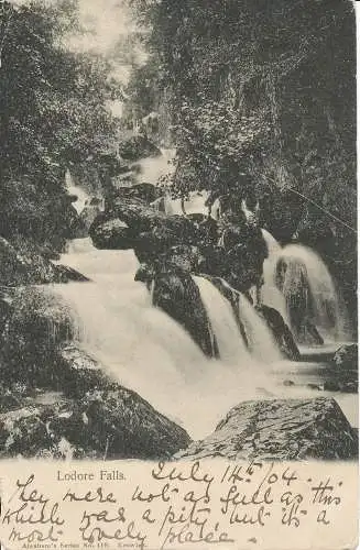 PC20869 Lodore Falls. Abraham. Nr. 119. RP