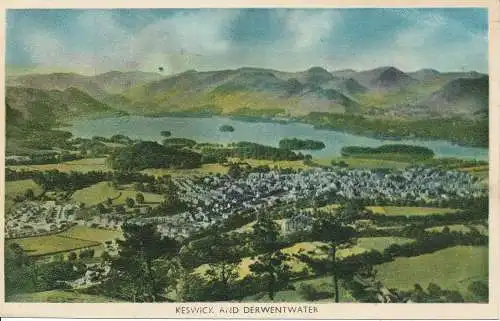 PC21771 Keswick und Derwentwater. Abraham. Fotografie