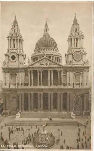 PC17070 St. Pauls Kathedrale. London. 1927