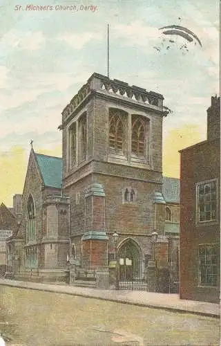 PC21941 St. Michaels Kirche. Derby. Die Schleife. 1905