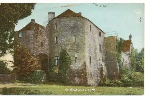 PC17849 Schloss St. Briavels. Schraubenschlüssel Serie 15064. 1907