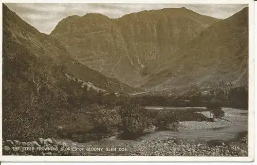 PC20770 Der steile runzelnde Ruhm von Düsterem Glen Coe. Weiß. Das Beste von allem. Nr. 16