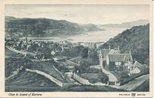 PC20905 Oban und Sound of Kerrera. Zuverlässig