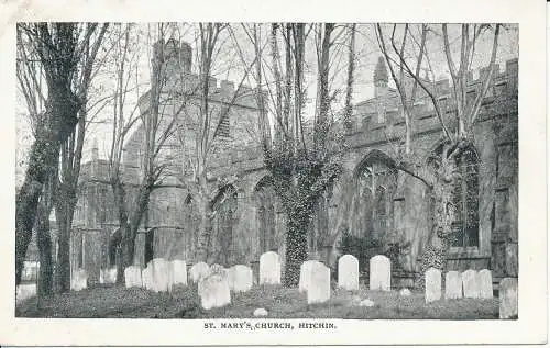 PC23486 St. Marys Kirche. Hitchin. 1905