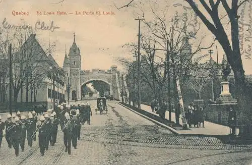 PC18683 Quebec. St. Louis Gate. Montreal Import