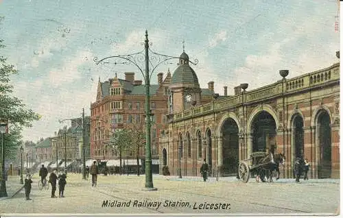 PC23481 Midland Bahnhof. Leipzig. Hartmann. 1904