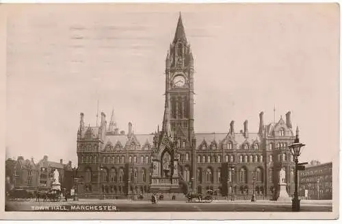 PC18131 Rathaus. Manchester. Stiefel. RP. 1908