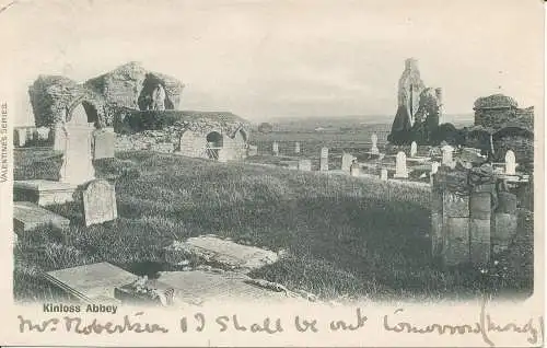 PC20558 Kinloss Abbey. Valentinstag. 1903