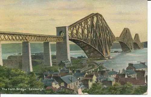 PC23293 Die Forth Bridge. Edinburgh. B. B. London. 1907