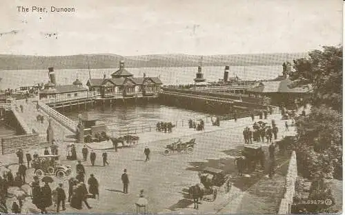 PC20703 The Pier. Dunoon. Valentinstag. Nr. 69279. 1920