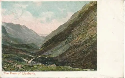 PC20718 Der Pass von Llanberis. Autochrom. Pfau. 1904