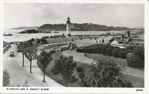 PC23320 Plymouth Hoe and Drakes Island. Harvey Barton