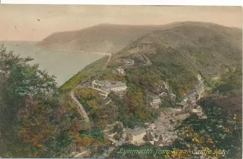 PC17635 Lynmouth vom Royal Castle Hotel. Friths Serie. Reigate. 58392. 1914