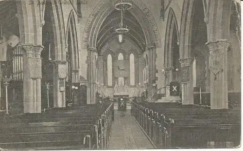 PC23438 St. Andrews Kirche. Leeds. 1905