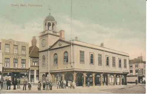 PC23418 Rathaus. Faversham. G.W. Spur. Nr. 5377. 1907