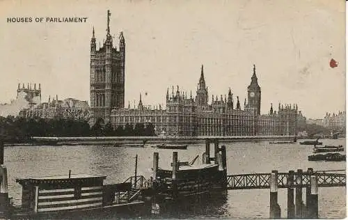 PC20798 Houses of Parliament. Autofoto. 1909