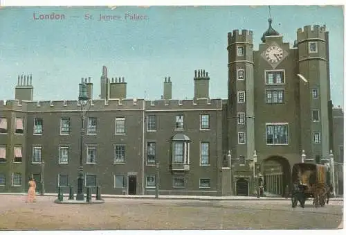 PC17382 St. James Palace. London. E.F.A. Serie 521. 1905