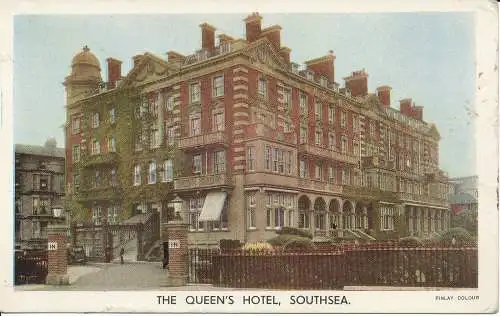 PC21789 The Queens Hotel. Südsee. Widbury Presse