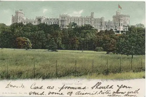 PC17402 Windsor Castle. F.G.O. Stuart 824. 1904