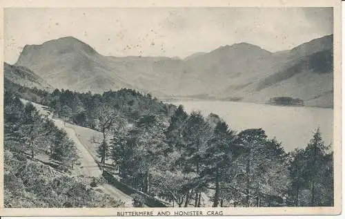 PC20837 Buttermere und Honister Crag. Abraham. 1948