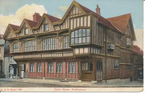 PC20323 Tudor House. Southampton. F.G.O. Stuart. Nr. 950. 1913