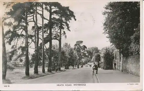 PC19426 Heath Road. Weybridge. Tuck. RP. 1951