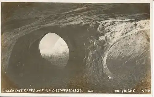 PC22073 St. Clements Caves. Hastings 1825 entdeckt. Nr. 2