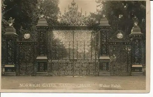 PC22093 Norwich Gates. Sandringham. Walter Ralph