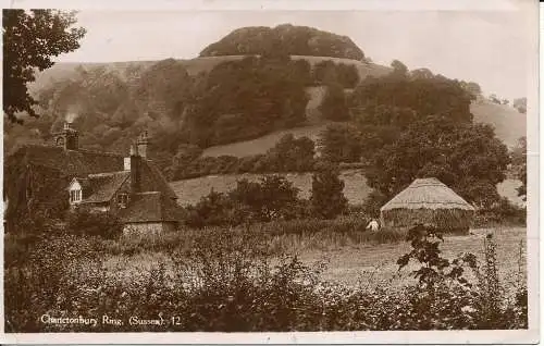 PC19407 Chanctonbury Ring. Sussex. Norman. RP. 1949