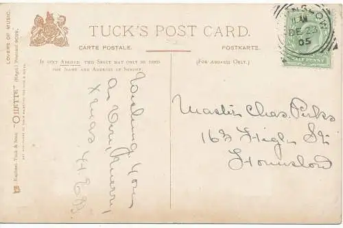 PC18208 alte Postkarte. Hunde. Tuck and Sons. Öle 9099. 1905