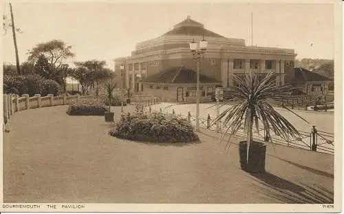 PC21435 Bournemouth. Der Pavillon. Photochrom. Nr. 71876. 1933