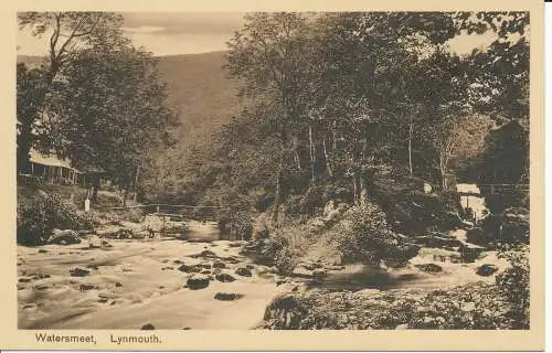 PC21668 Watersmeet. Lynmouth. Cooper Montage