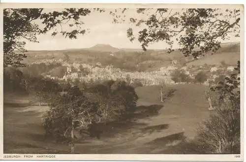 PC17257 Jedburgh von Hartrigge. A.R. Edwards and Son 1848. 1933