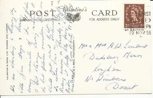 PC22153 Chichester-Kathedrale. Valentinstag. Nr. KV7011. RP. 1956