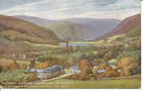 PC23465 Die sieben Kirchen. Glendalough. Co. Wicklow. 1907