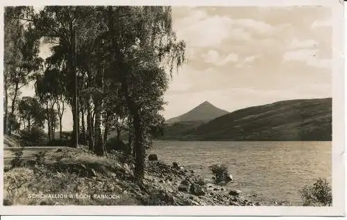 PC22526 Schichallion und Loch Rannoch. RP. 1952